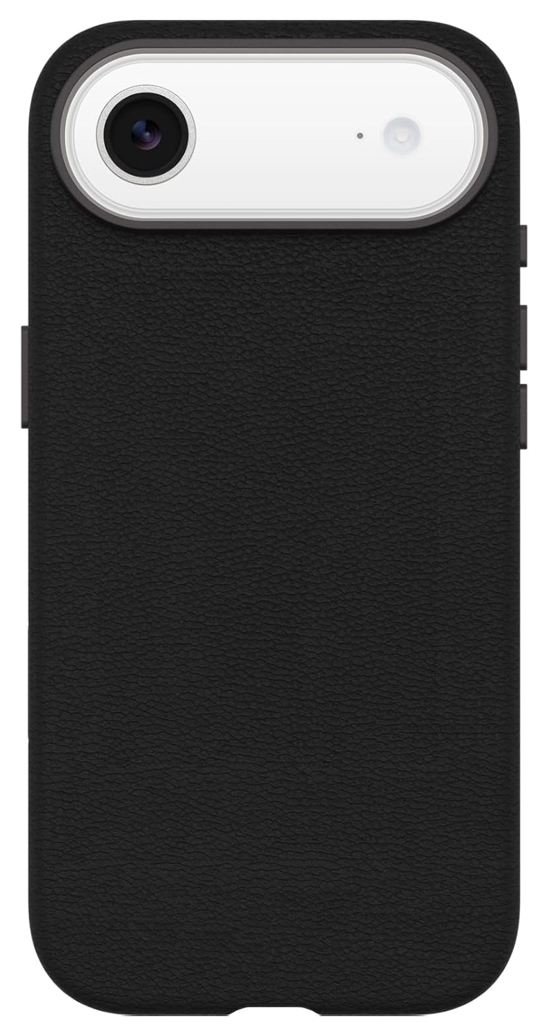 OtterBox Symmetry Cactus Leer MagSafe iPhone Air Hoesje Zwart afbeelding 2