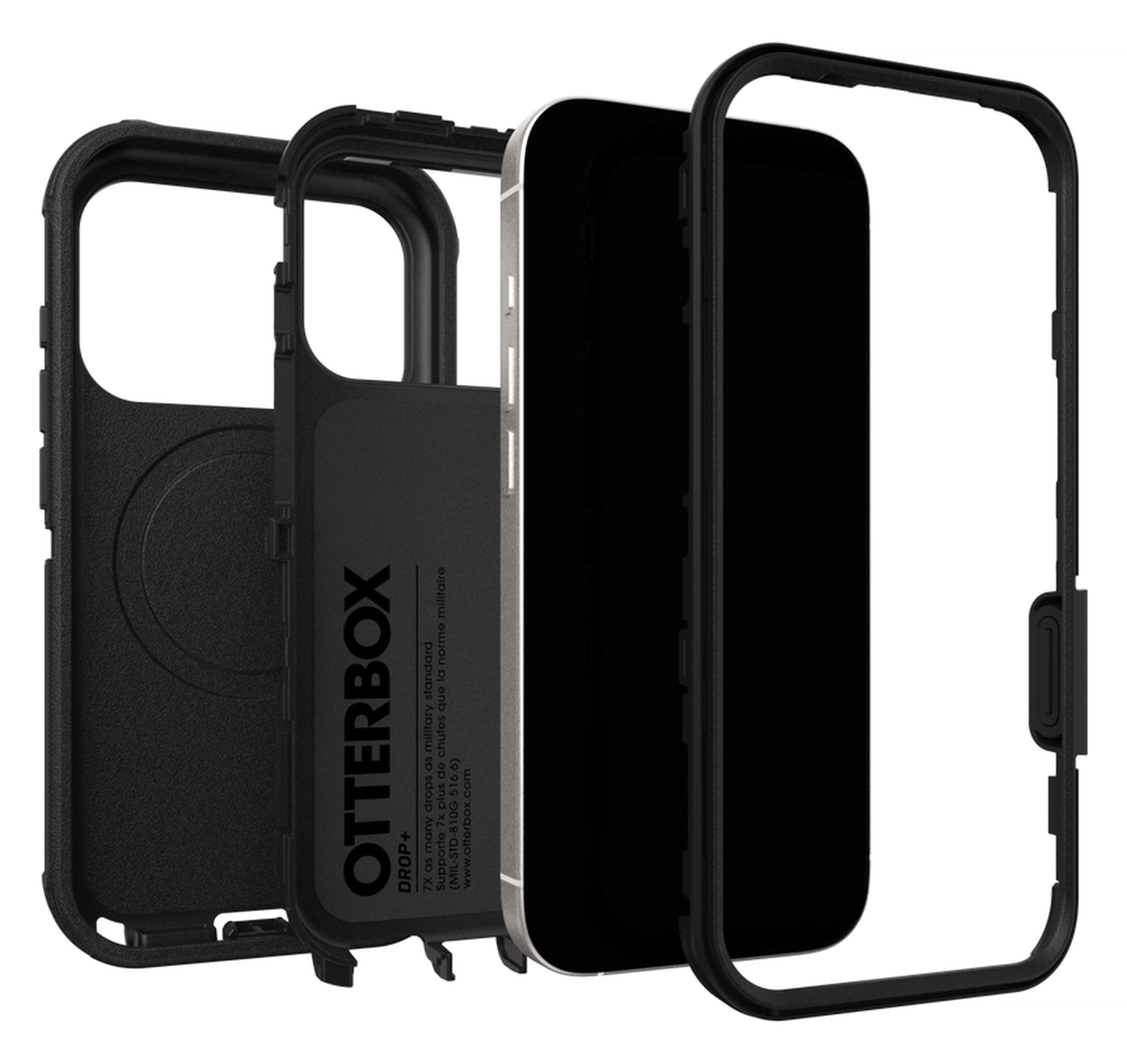 OtterBox Defender Pro MagSafe iPhone 17 Pro Hoesje Back Cover Zwart afbeelding 5