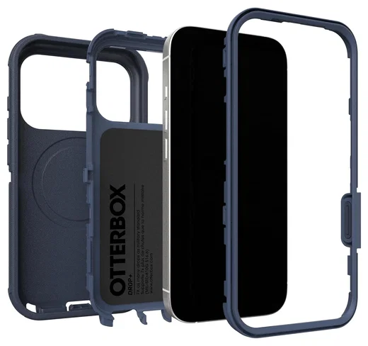 OtterBox Defender Pro MagSafe iPhone 17 Pro Hoesje Back Cover Blauw afbeelding 4