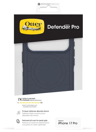 OtterBox Defender Pro MagSafe iPhone 17 Pro Hoesje Back Cover Blauw afbeelding 5