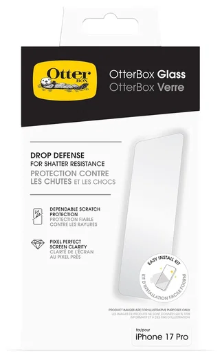 OtterBox Glass Apple iPhone 17 Pro Screen Protector Tempered Glass afbeelding 1