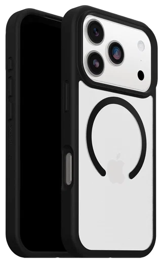 OtterBox React MagSafe Apple iPhone 17 Pro Hoesje Back Cover Zwart Transparant afbeelding 1