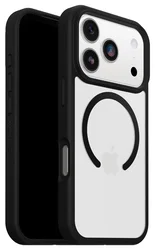 OtterBox React MagSafe Apple iPhone 17 Pro Hoesje Back Cover Zwart Transparant afbeelding