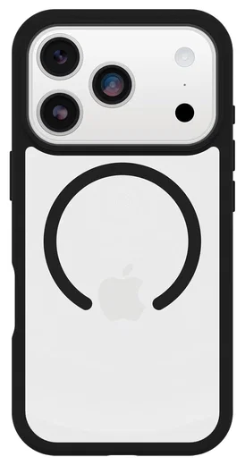 OtterBox React MagSafe Apple iPhone 17 Pro Hoesje Back Cover Zwart Transparant afbeelding 2