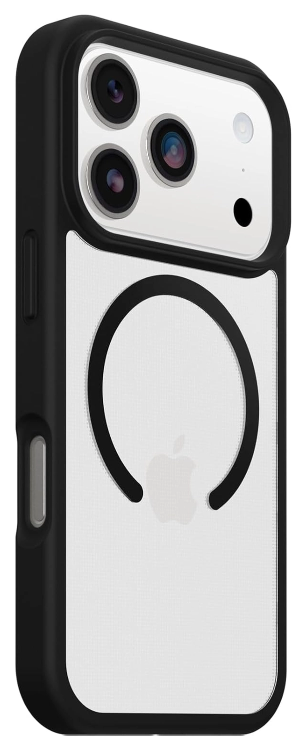 OtterBox React MagSafe Apple iPhone 17 Pro Hoesje Back Cover Zwart Transparant afbeelding 4
