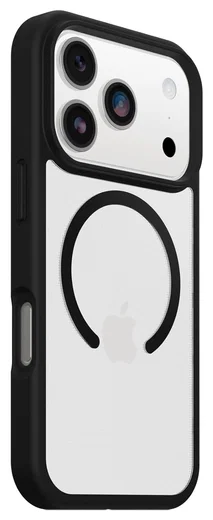 OtterBox React MagSafe Apple iPhone 17 Pro Hoesje Back Cover Zwart Transparant afbeelding 4