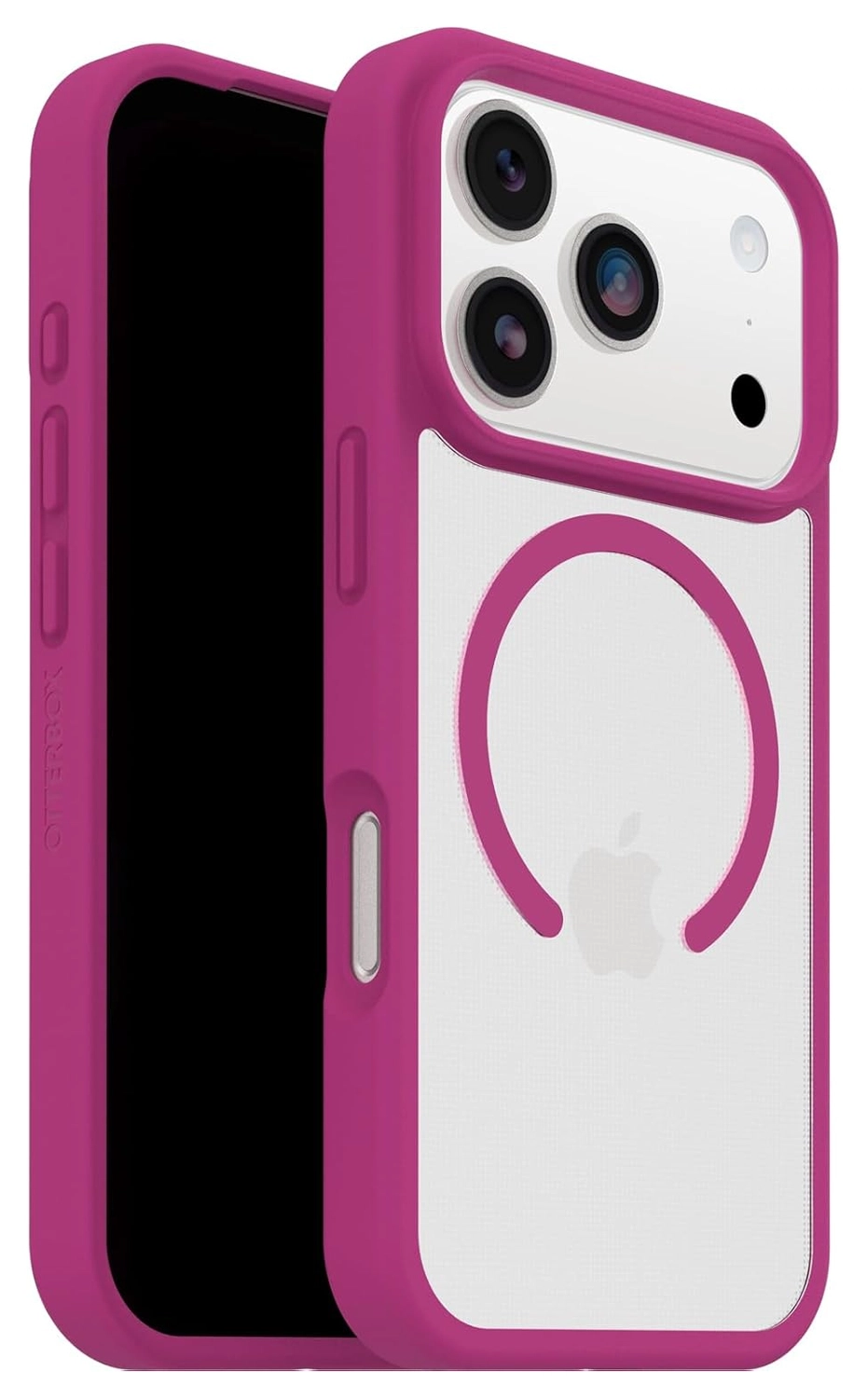 OtterBox React MagSafe Apple iPhone 17 Pro Hoesje Back Cover Roze Transparant afbeelding 1