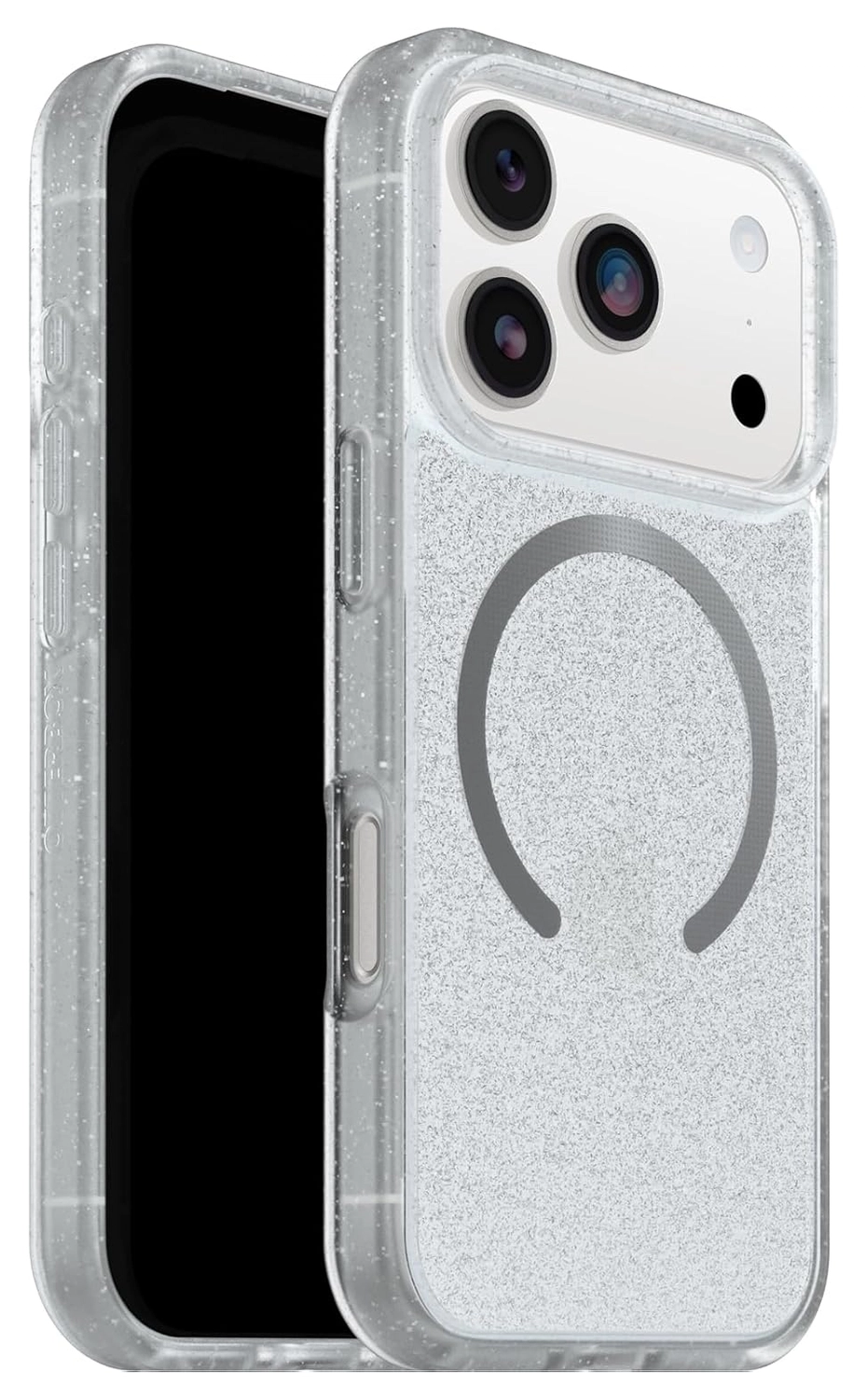 OtterBox React MagSafe Apple iPhone 17 Pro Hoesje Back Cover Glitter Transparant afbeelding 1