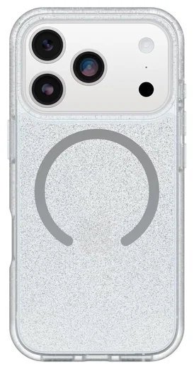 OtterBox React MagSafe Apple iPhone 17 Pro Hoesje Back Cover Glitter Transparant afbeelding 2