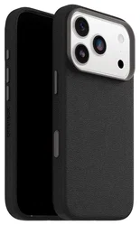 OtterBox Symmetry Cactus Leer MagSafe iPhone 17 Pro Hoesje Zwart afbeelding