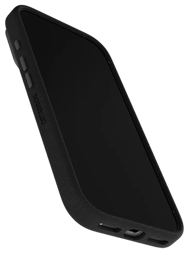 OtterBox Symmetry Cactus Leer MagSafe iPhone 17 Pro Hoesje Zwart afbeelding 3