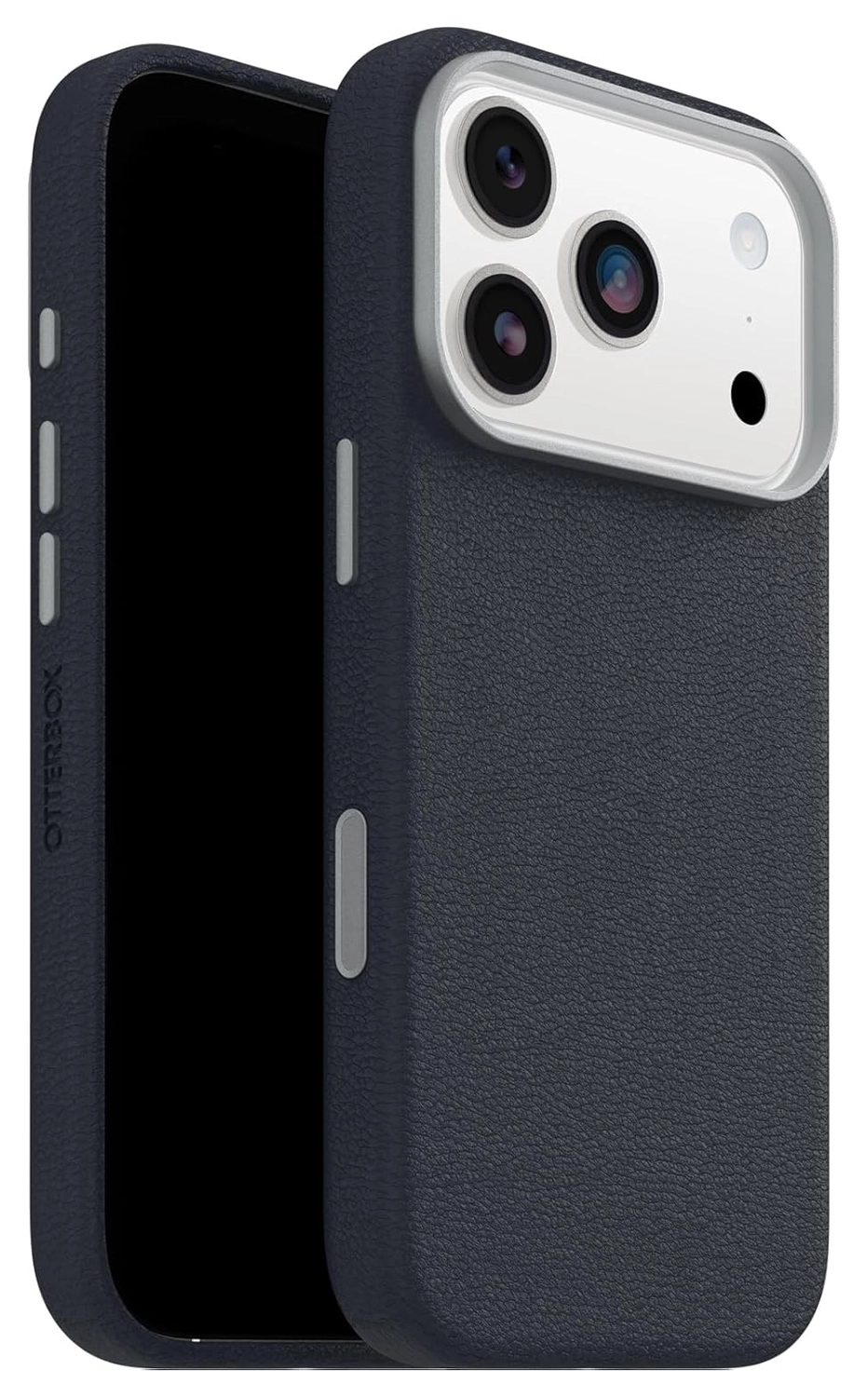 OtterBox Symmetry Cactus Leer MagSafe iPhone 17 Pro Hoesje Blauw afbeelding 1