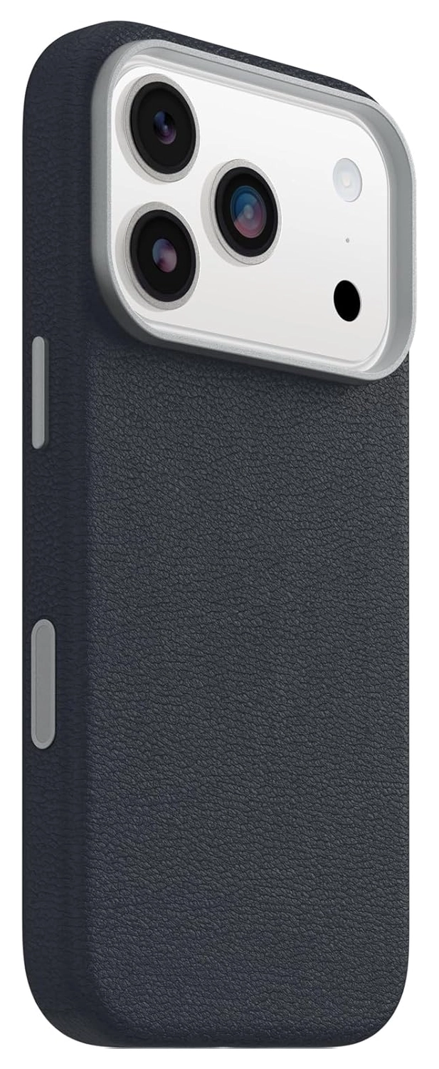 OtterBox Symmetry Cactus Leer MagSafe iPhone 17 Pro Hoesje Blauw afbeelding 4