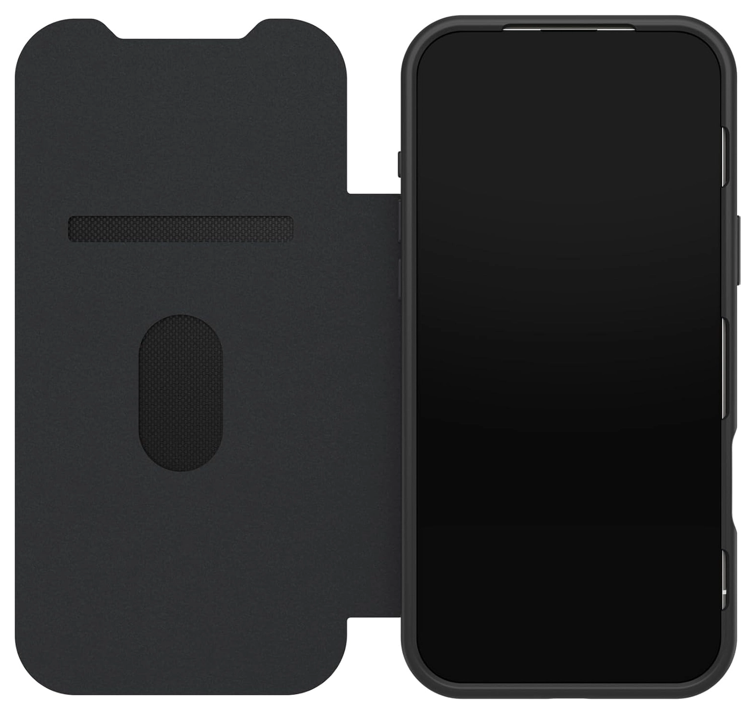 OtterBox React Folio iPhone 17 Pro Max Hoesje Book Case Transparant Zwart afbeelding 5