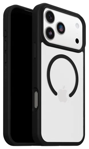 OtterBox React MagSafe Apple iPhone 17 Pro Max Hoesje Zwart Transparant afbeelding 1