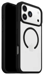 OtterBox React MagSafe Apple iPhone 17 Pro Max Hoesje Zwart Transparant afbeelding