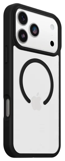 OtterBox React MagSafe Apple iPhone 17 Pro Max Hoesje Zwart Transparant afbeelding 4