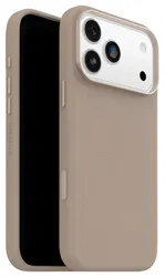 OtterBox Symmetry Cactus Leer MagSafe iPhone 17 Pro Max Hoesje Grijs afbeelding