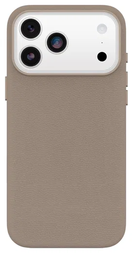 OtterBox Symmetry Cactus Leer MagSafe iPhone 17 Pro Max Hoesje Grijs afbeelding 2