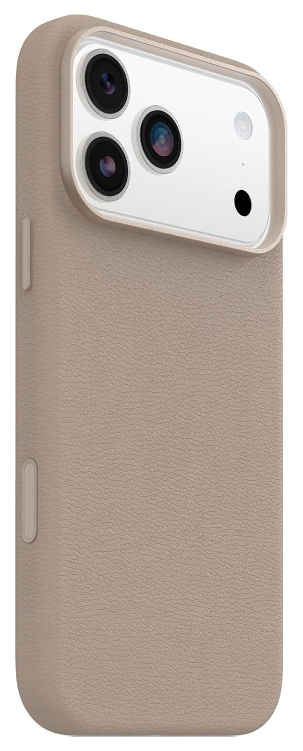 OtterBox Symmetry Cactus Leer MagSafe iPhone 17 Pro Max Hoesje Grijs afbeelding 4
