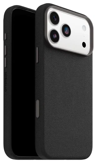 OtterBox Symmetry Cactus Leer MagSafe iPhone 17 Pro Max Hoesje Zwart afbeelding 1