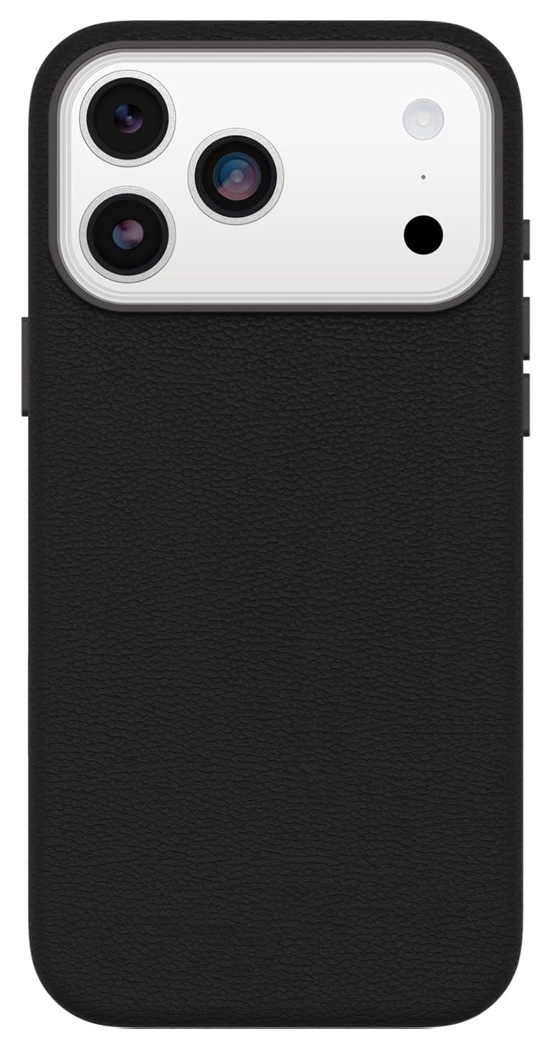 OtterBox Symmetry Cactus Leer MagSafe iPhone 17 Pro Max Hoesje Zwart afbeelding 2
