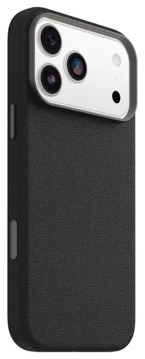 OtterBox Symmetry Cactus Leer MagSafe iPhone 17 Pro Max Hoesje Zwart afbeelding 4
