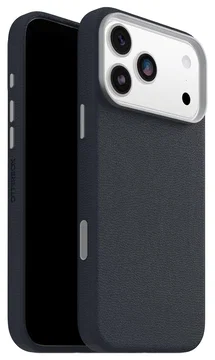 OtterBox Symmetry Cactus Leer MagSafe iPhone 17 Pro Max Hoesje Blauw