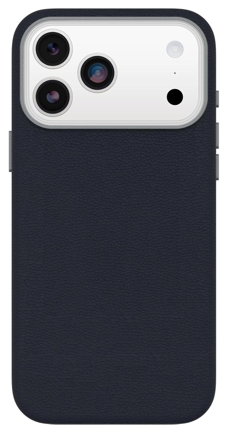OtterBox Symmetry Cactus Leer MagSafe iPhone 17 Pro Max Hoesje Blauw afbeelding 2