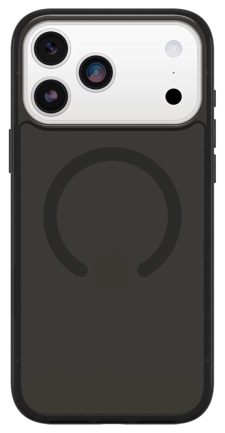 OtterBox Symmetry MagSafe iPhone 17 Pro Max Hoesje Back Cover Transparant Zwart afbeelding 2