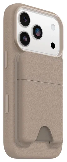 OtterBox Symmetry Cactus Leather MagSafe Wallet Magnetische Kaarthouder Grijs afbeelding 1