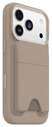 OtterBox Symmetry Cactus Leather MagSafe Wallet Magnetische Kaarthouder Grijs afbeelding