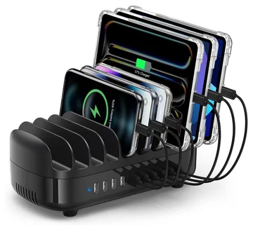Orico USB-A Oplaad Station met 10 Poorten 120W met Smart Detect Zwart