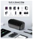 Orico USB-A Oplaad Station met 10 Poorten 120W met Smart Detect Zwart afbeelding 4