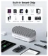 Orico USB-A Oplaad Station met 10 Poorten 120W met Smart Detect Wit afbeelding 4