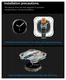 Spigen EZ Fit GLAS.tR Samsung Galaxy Watch 8 40MM Screen Protector 2-Pack afbeelding 8