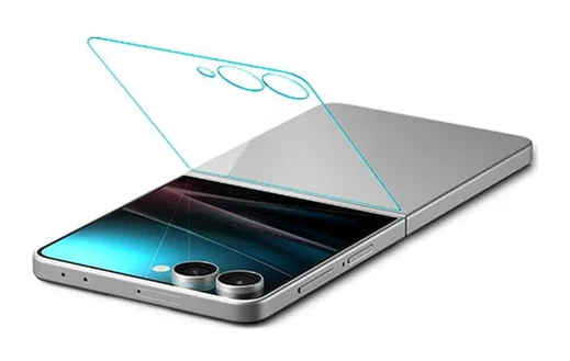 Spigen EZ Fit GLAS.tR Samsung Galaxy Z Flip 8 / Flip 7 Screen Protector 1-Pack afbeelding 2