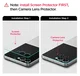 Spigen EZ Fit Optik Pro Samsung Z Flip 7 Camera Lens Protector zwart (2-Pack) afbeelding 3