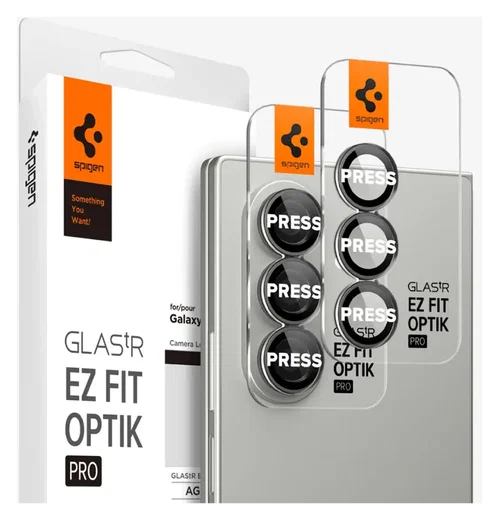 Spigen EZ Fit Optik Pro Samsung Fold 7 Camera Lens Protector zwart (2-Pack) afbeelding 1