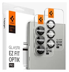 Spigen EZ Fit Optik Pro Samsung Fold 7 Camera Lens Protector zwart (2-Pack) afbeelding