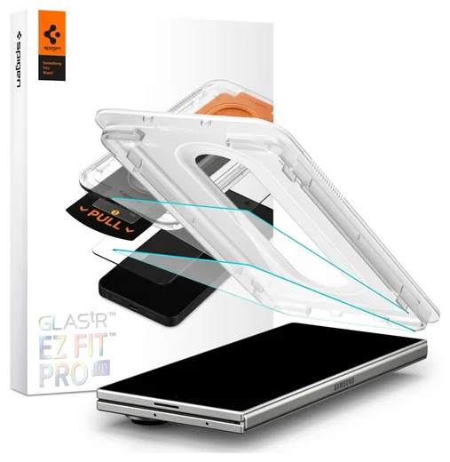 Spigen EZ Fit GLAS.tR Samsung Galaxy Z Fold 7 Screen Protector 2-Pack afbeelding 1