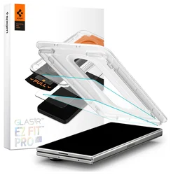 Spigen EZ Fit GLAS.tR Samsung Galaxy Z Fold 7 Screen Protector 2-Pack afbeelding