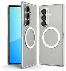 Spigen Air Skin MagFit Samsung Galaxy Z Fold 7 Hoesje MagSafe Transparant afbeelding