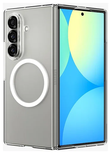 Spigen Air Skin MagFit Samsung Galaxy Z Fold 7 Hoesje MagSafe Transparant afbeelding 2