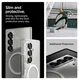 Spigen Air Skin MagFit Samsung Galaxy Z Fold 7 Hoesje MagSafe Transparant afbeelding 6