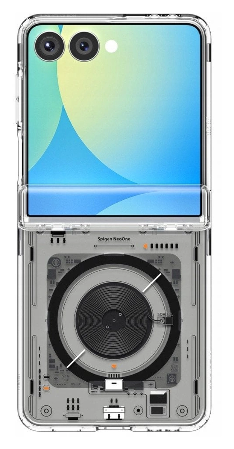 Spigen Ultra Hybrid MagFit Samsung Galaxy Z Flip 7 Hoesje MagSafe Neo One afbeelding 1