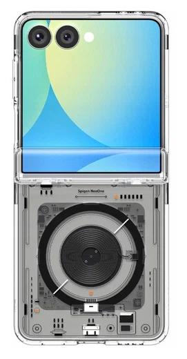 Spigen Ultra Hybrid MagFit Samsung Galaxy Z Flip 7 Hoesje MagSafe Neo One afbeelding 1