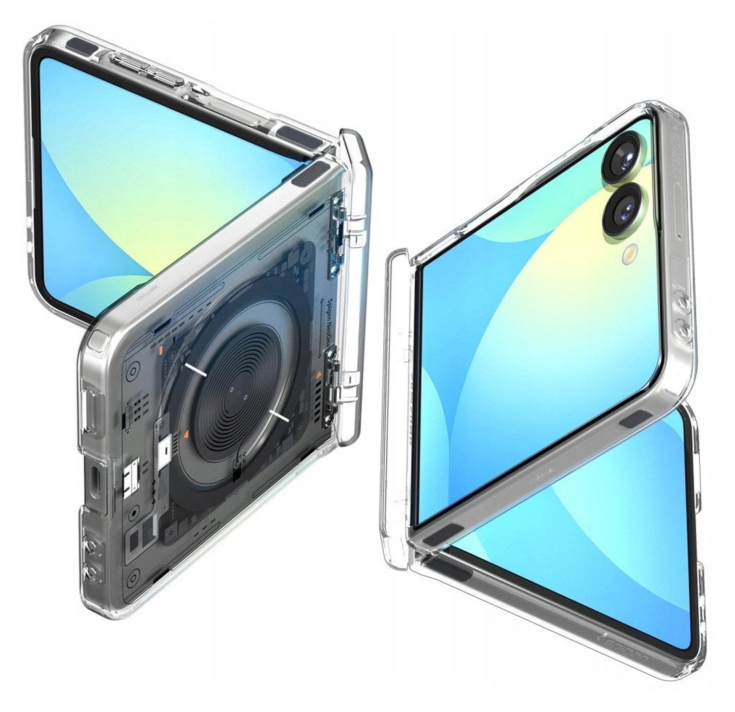 Spigen Ultra Hybrid MagFit Samsung Galaxy Z Flip 7 Hoesje MagSafe Neo One afbeelding 2