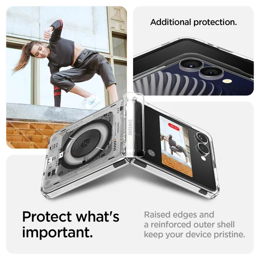 Spigen Ultra Hybrid MagFit Samsung Galaxy Z Flip 7 Hoesje MagSafe Neo One afbeelding 6