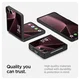 Spigen Air Skin Samsung Galaxy Z Flip 7 Hoesje Back Cover Aramide Zwart afbeelding 9
